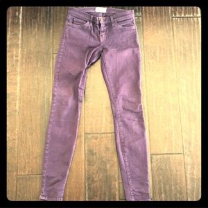 Current Elliot ankle skinny jeans